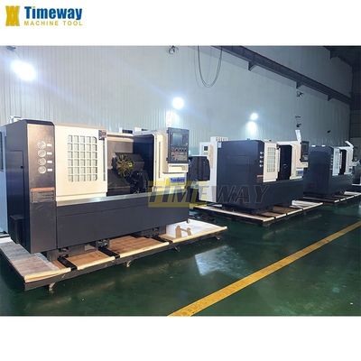 7.5 kw κύρια ισχύς κινητήρα υψηλής ακρίβειας κλίση κρεβάτι CNC γύρισμα για τη βιομηχανία