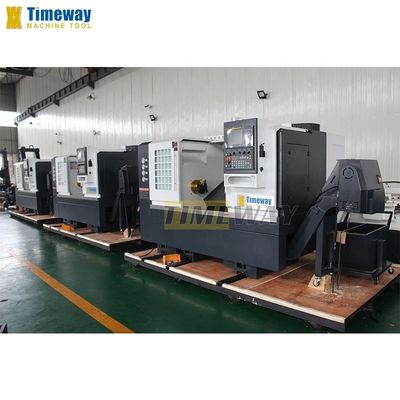 7.5 kw κύρια ισχύς κινητήρα υψηλής ακρίβειας κλίση κρεβάτι CNC γύρισμα για τη βιομηχανία