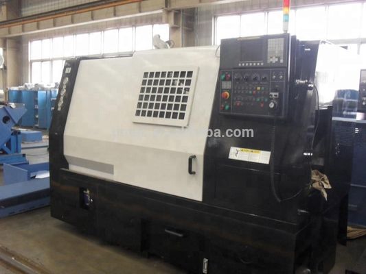 Δίδυμο Σπινδάλιο FANUC Στρίφτης Σκοινί CNC Στρογγυλομηχανή AK-25 με 12 σταθμούς εργαλείων