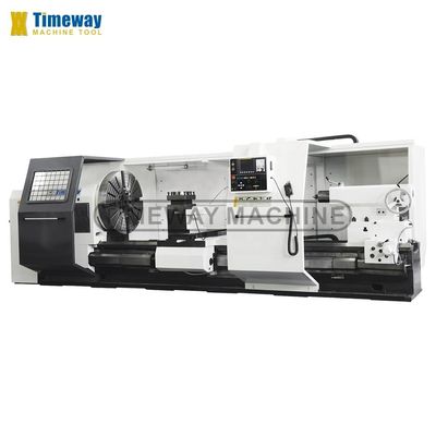 Δυνατότητα φόρτωσης 6000kg Yantai Flat Bed Metal CNC Lathe με οριζόντιο σύστημα ελέγχου