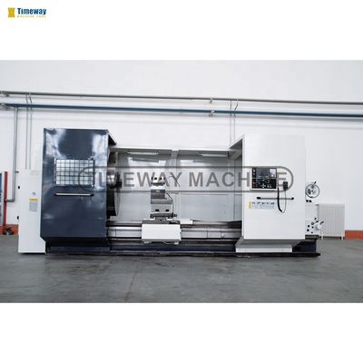 Δυνατότητα φόρτωσης 6000kg Yantai Flat Bed Metal CNC Lathe με οριζόντιο σύστημα ελέγχου