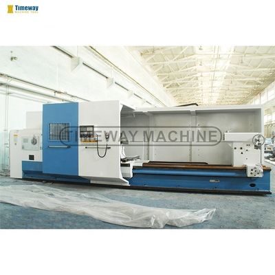 Δυνατότητα φόρτωσης 6000kg Yantai Flat Bed Metal CNC Lathe με οριζόντιο σύστημα ελέγχου