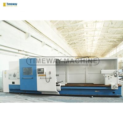 Δυνατότητα φόρτωσης 6000kg Yantai Flat Bed Metal CNC Lathe με οριζόντιο σύστημα ελέγχου