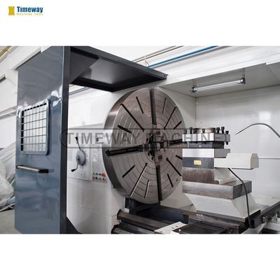Δυνατότητα φόρτωσης 6000kg Yantai Flat Bed Metal CNC Lathe με οριζόντιο σύστημα ελέγχου