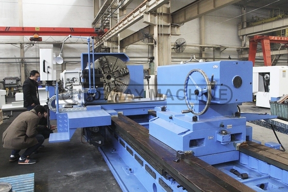 30kW Δύναμη κινητήρα σπινθήρα Πολυλειτουργικό CNC πλατό-κρεβάτι γύρισμα για μακρύ κομμάτι εργασίας 9800mm