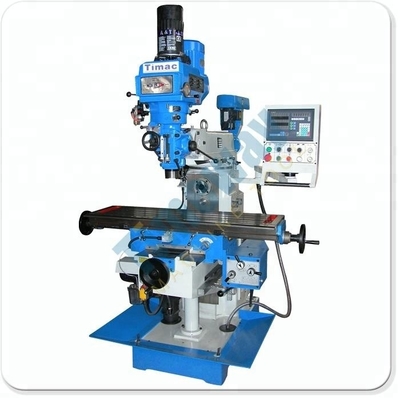 3-άξονας TIMEWAY H/V Mill Head Turret Milling Machine TM500 με προσαρμόσιμη τάση