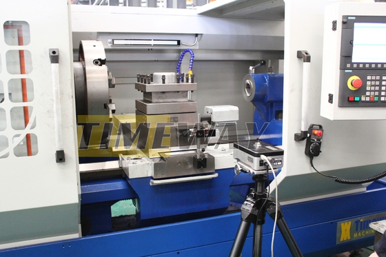 QK-255F σειρά CNC πετρελαϊκή χώρα ελαστικό κύλινδρο αγωγού κέντρο επεξεργασίας νήματος με 420mm X άξονα ταξίδι