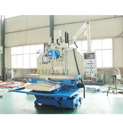 3-άξονας BM715 PLC Control Bed Type Vertical Universal Milling Machine για Βιομηχανικά Οργανισμούς