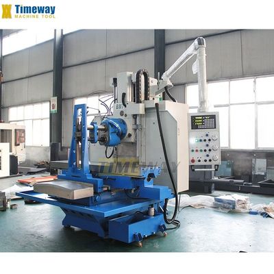 3-άξονας BM715 PLC Control Bed Type Vertical Universal Milling Machine για Βιομηχανικά Οργανισμούς