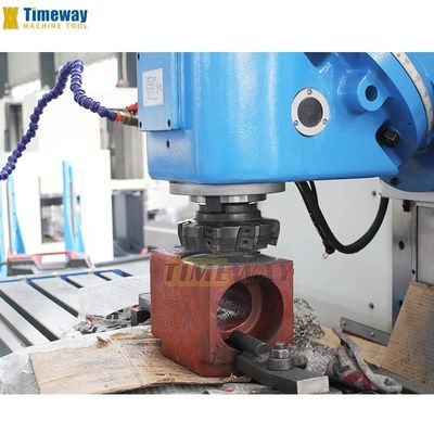 3-άξονας BM715 PLC Control Bed Type Vertical Universal Milling Machine για Βιομηχανικά Οργανισμούς