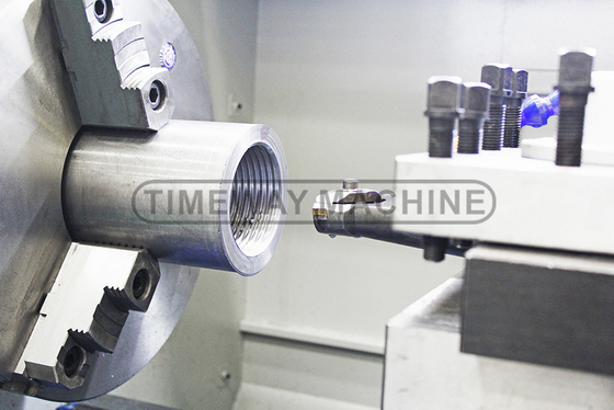 QK-200 CNC μηχανή στροφής με 4 σταθμούς εργαλείων και σύστημα ελέγχου FANUC