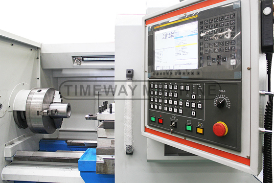 QK-200 CNC μηχανή στροφής με 4 σταθμούς εργαλείων και σύστημα ελέγχου FANUC