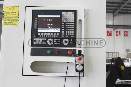 QK-550 Υψηλής Ακαμψίας CNC Σωλήνα Thread Γύρισμα υψηλής ακρίβειας Min. Χρόνος αλλαγής εργαλείου 6s