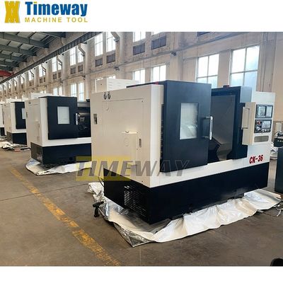 Μονόστροφο 12 σταθμούς εργαλείων σταθμούς σχιστόλιθου CNC CK-36 για την κατασκευή τελικών εξαρτημάτων
