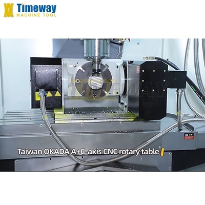 Στρογγυλοπίπεδο κάθετη φρένα VMC850G 5-άξονα CNC κέντρο μηχανικής με υψηλή ακρίβεια