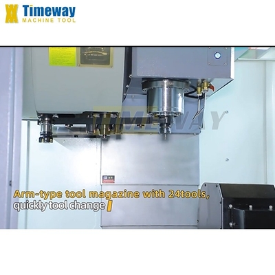 Στρογγυλοπίπεδο κάθετη φρένα VMC850G 5-άξονα CNC κέντρο μηχανικής με υψηλή ακρίβεια