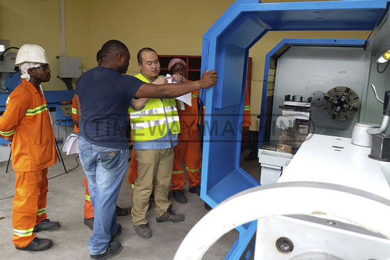 Μεταλλικό CNC Torno Equipo Travel X Axis 420mm για βαρύ οριζόντιο ελαστικό μηχανισμό AK-1000