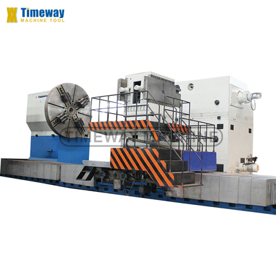 Μεταλλικό CNC Torno Equipo AK-2500H βαρύ φορτίο οριζόντιο ελαστικό με 40000kg Max. βάρος