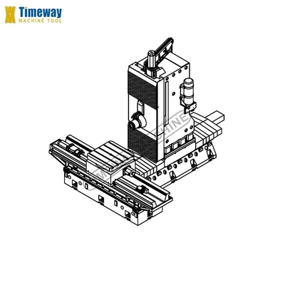 1600mm Table Travel HMC H8 Advanced Horizontal Machining Center για την επιχείρησή σας