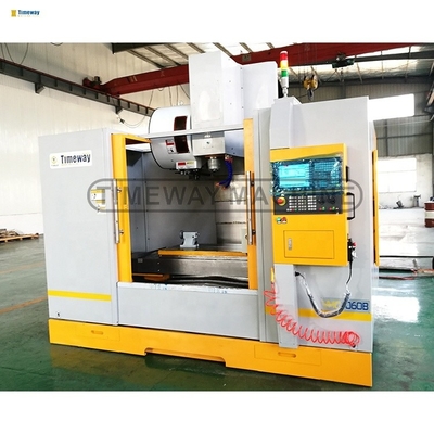 Κέντρο κάθετης μηχανικής CNC με ελεγκτή FANUC ±0,008 ακρίβεια θέσης mm