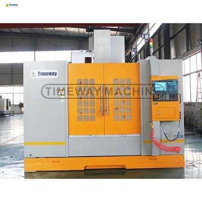 Κέντρο κάθετης μηχανικής CNC με ελεγκτή FANUC ±0,008 ακρίβεια θέσης mm