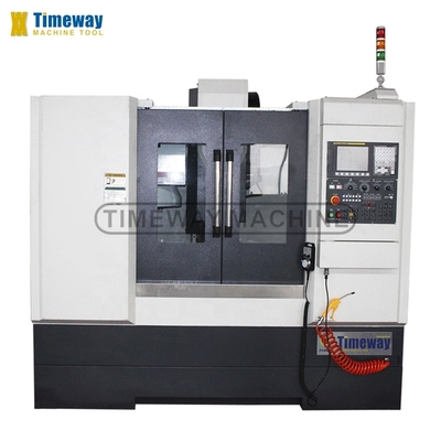 Μηχανή αλεξίπτωσης CNC VMC650G με μέγεθος τραπεζιού 1000*420mm Timeway 3 Axis Vertical Made