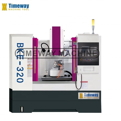 Μικρό τύπου CNC κάθετη μηχανή τρύπησης 460*320mm Εργασιακό τραπέζι Ταξίδι KND1000M Έλεγχος