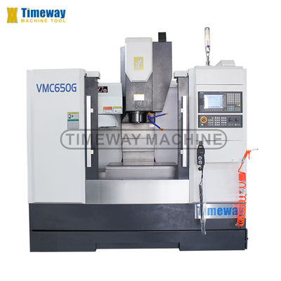 Γενική μηχανική επεξεργασία VMC650G Τεχνητή αλεξίπτωσης CNC με ταξίδι τραπέζι 450 mm Z