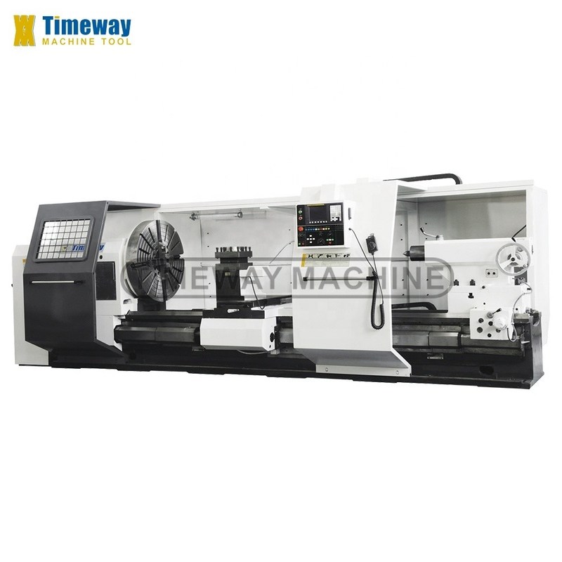 Δυνατότητα φόρτωσης 6000kg Yantai Flat Bed Metal CNC Lathe με οριζόντιο σύστημα ελέγχου