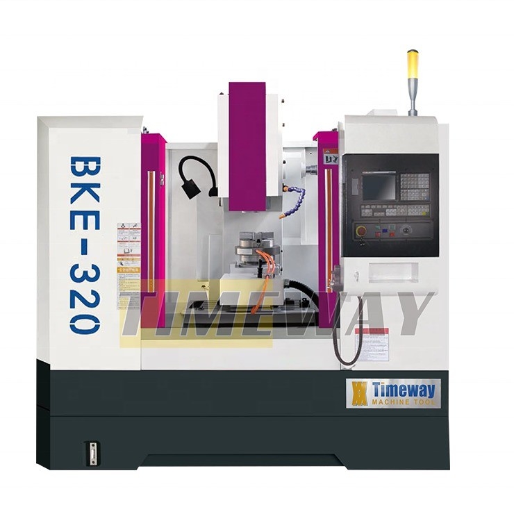 Μικρό τύπου CNC κάθετη μηχανή τρύπησης 460*320mm Εργασιακό τραπέζι Ταξίδι KND1000M Έλεγχος