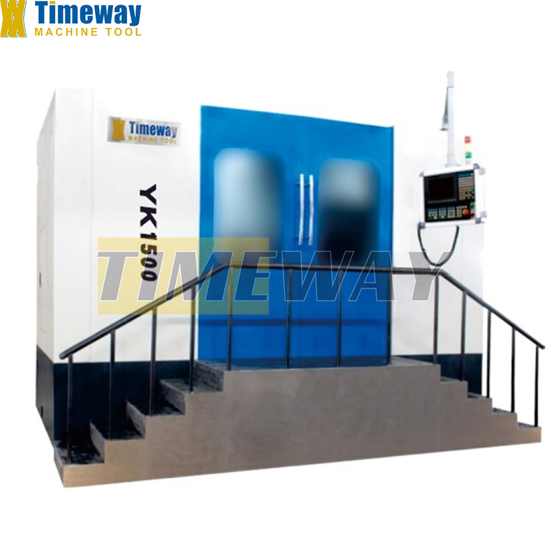 Μηχανή εκτόξευσης κιβωτίων CNC ισχύος YK1500 για το κάλυμμα των κιβωτίων δίσκου 18000 KG βάρος